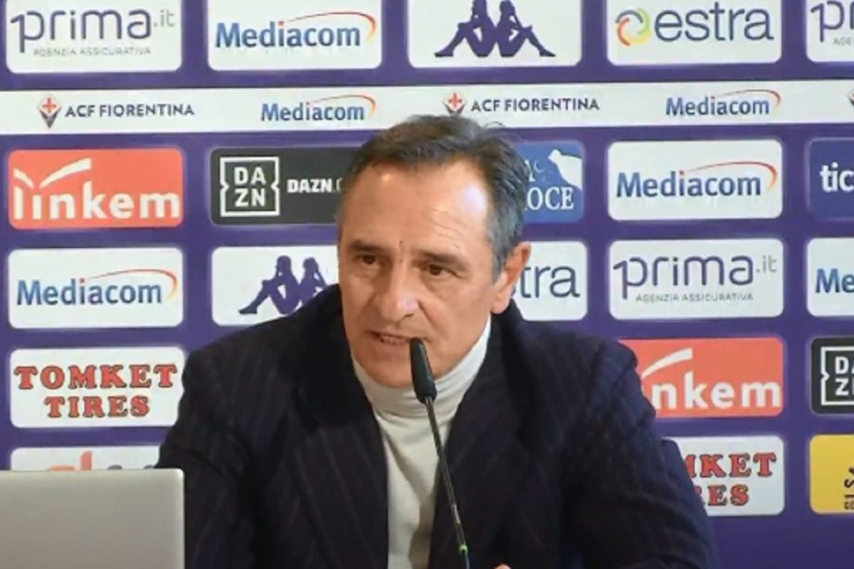 CALCIO- La Conferenza Stampa di Cesare Prandelli alla vigilia di Fiorentina-Crotone