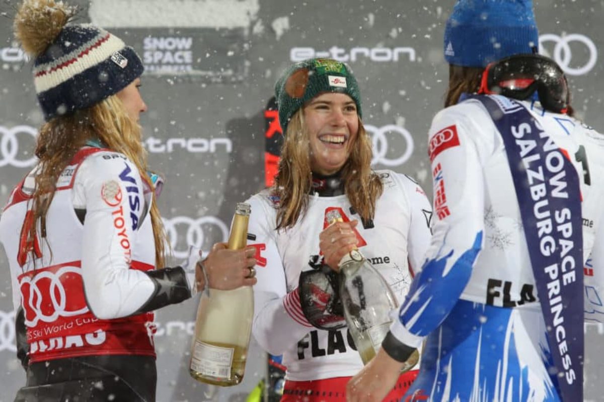 Sci: nello speciale femminile mondiale a Cortina (penultimo giorno di gare), altro tracollo azzurro: Oro alla Liensberger; malissimo le azzurre !!