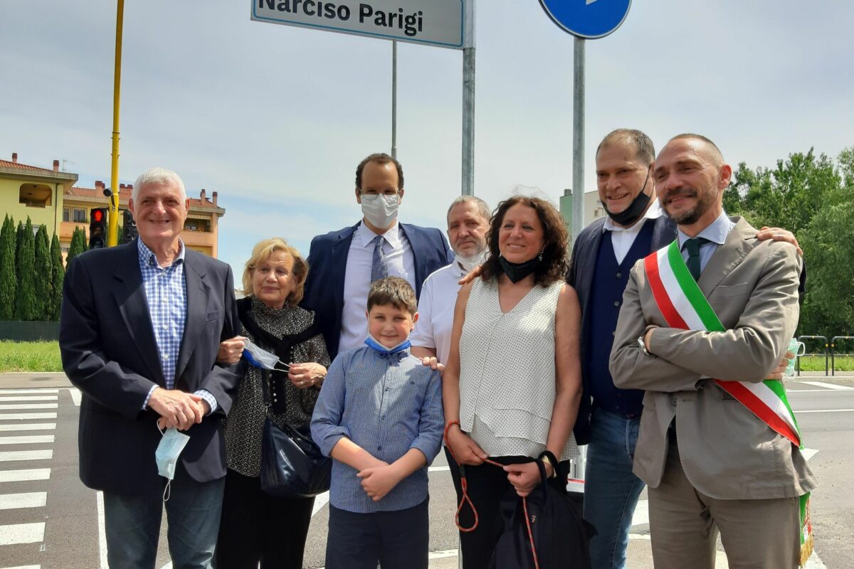 Intitolata la Bretellina di Capalle a Narciso Parigi. Il Sindaco Fossi: “Abbiamo in mente anche una statua”