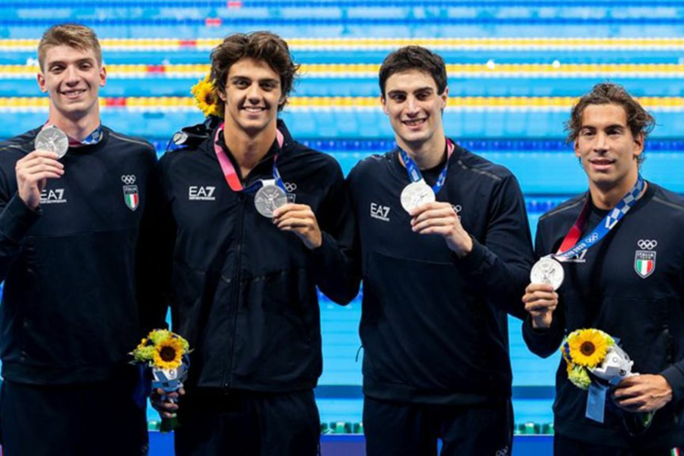 OLIMPIADE TOKYO 2020-Nuoto La 4×100 Stile Libero con ...