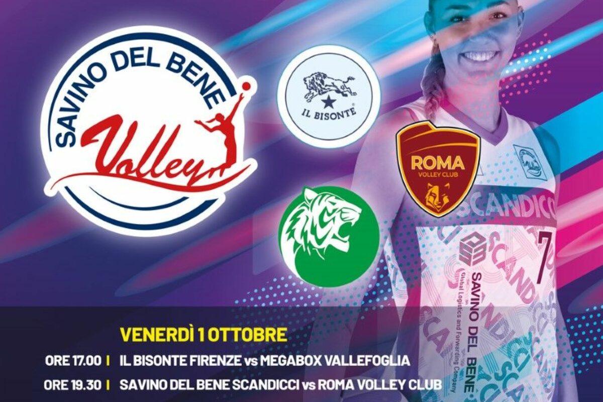 VOLLEY FEMMINILE- Il Trofeo “Città di Scandicci” in programma a Scandicci l’1 e 2 ottobre