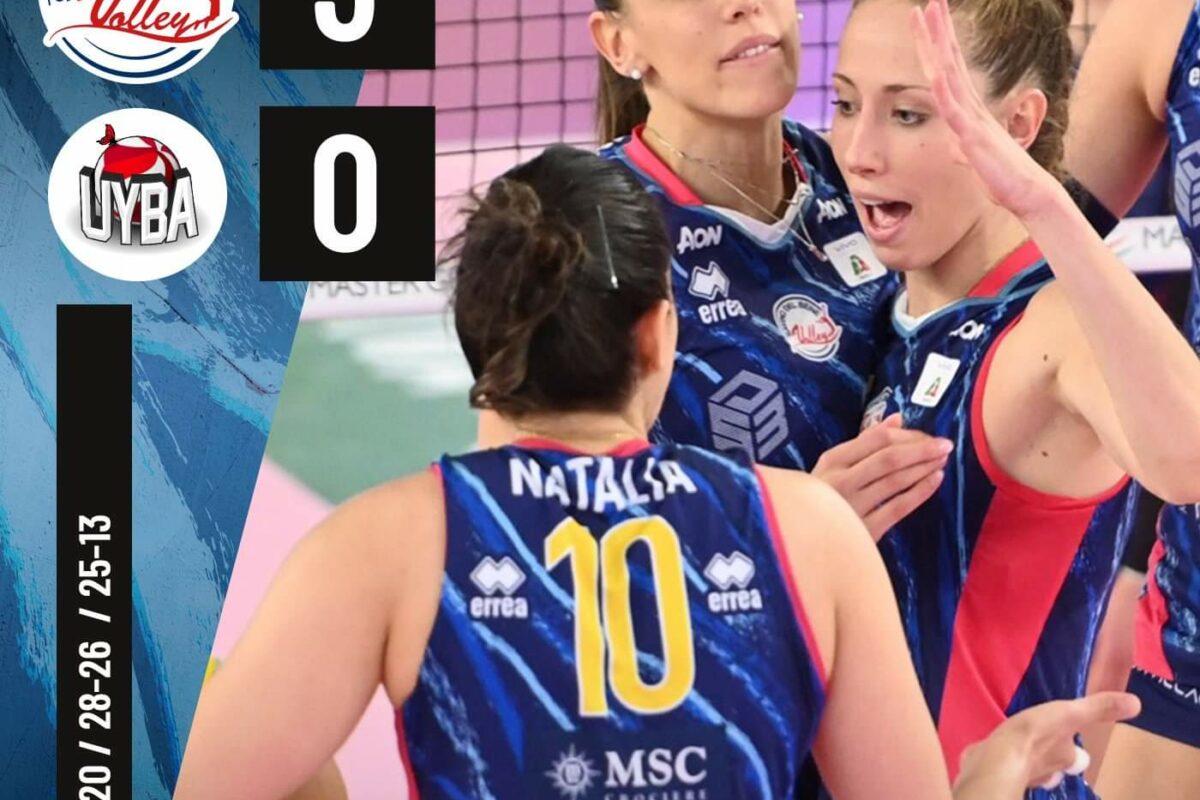 VOLLEY FEMMINILE PLAY OFF- Savino Del Bene Scandicci- Unet E-Work Busto Arsizio 3-0 (25-20; 28-26; 25-13)