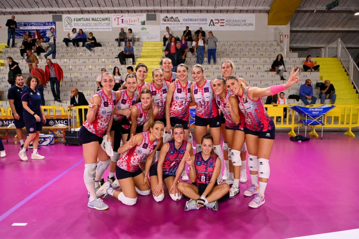 VOLLEY FEMMINILE- 3° Trofeo “Citta’ di Scandicci “, la Savino regola in tre set Vallefoglia e raggiunge Il Bisonte Firenze in finale.