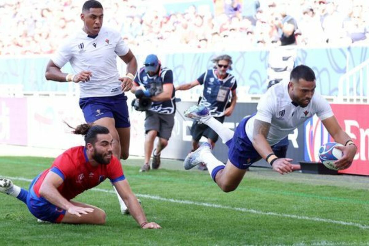RUGBY WORLD CUP- GRUPPO D Samoa-Cile 43-10 (19-10)
