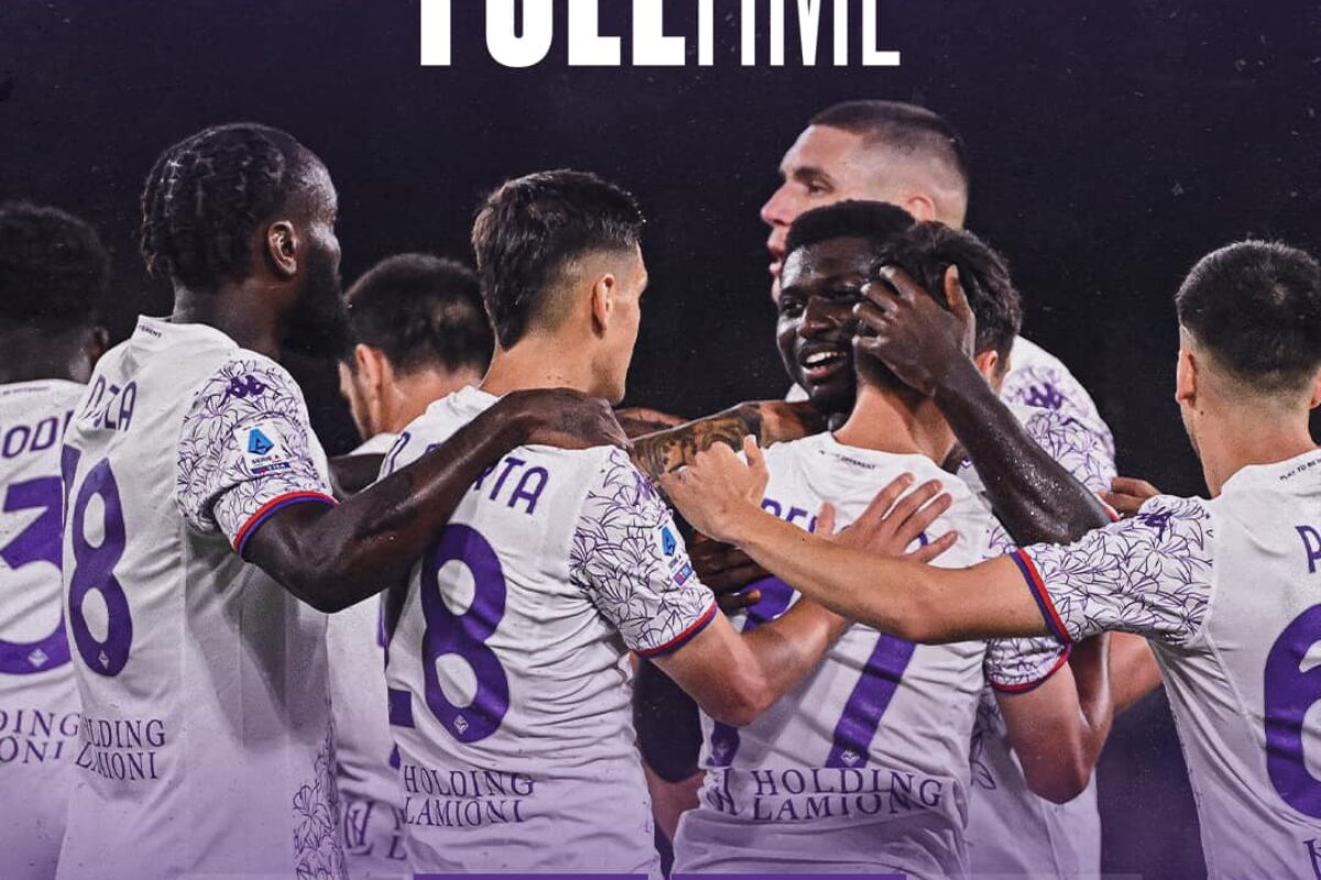 <span class="hot">Live <i class="fa fa-bolt"></i></span> Calcio:  Napoli Fiorentina e le “Pagelle Itineranti”del Direttore FINALISSIMO 1-3 Brekalo-Osimhen(Rig)/Bonaventura-Gonzalez SIAMO 3°IN CLASSIFICA!! Adesso Mercoledi l’inaugurazione del Viola Park da 3°