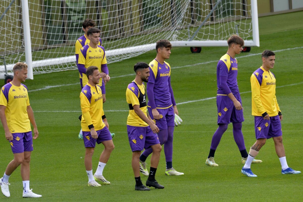 CALCIO- Fiorentina, dopo l’allenamento pre Cukaricki, tre novita’ tra i titolari