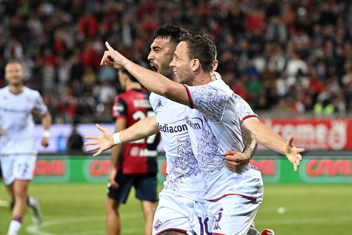 Cagliari-Fiorentina 2-3. Le foto