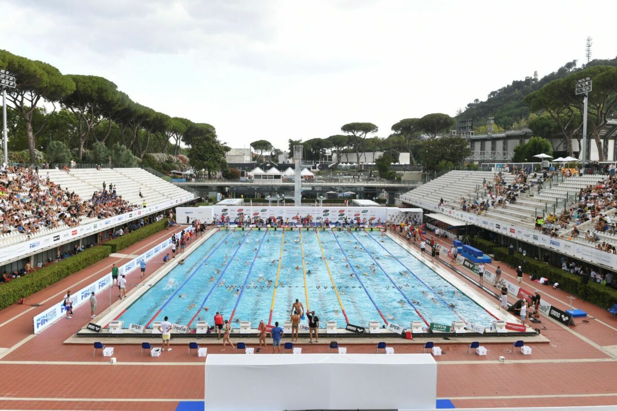 Nuoto: il 1°pomeriggio di finali del 60° 7 Colli Ip al Foro Italico