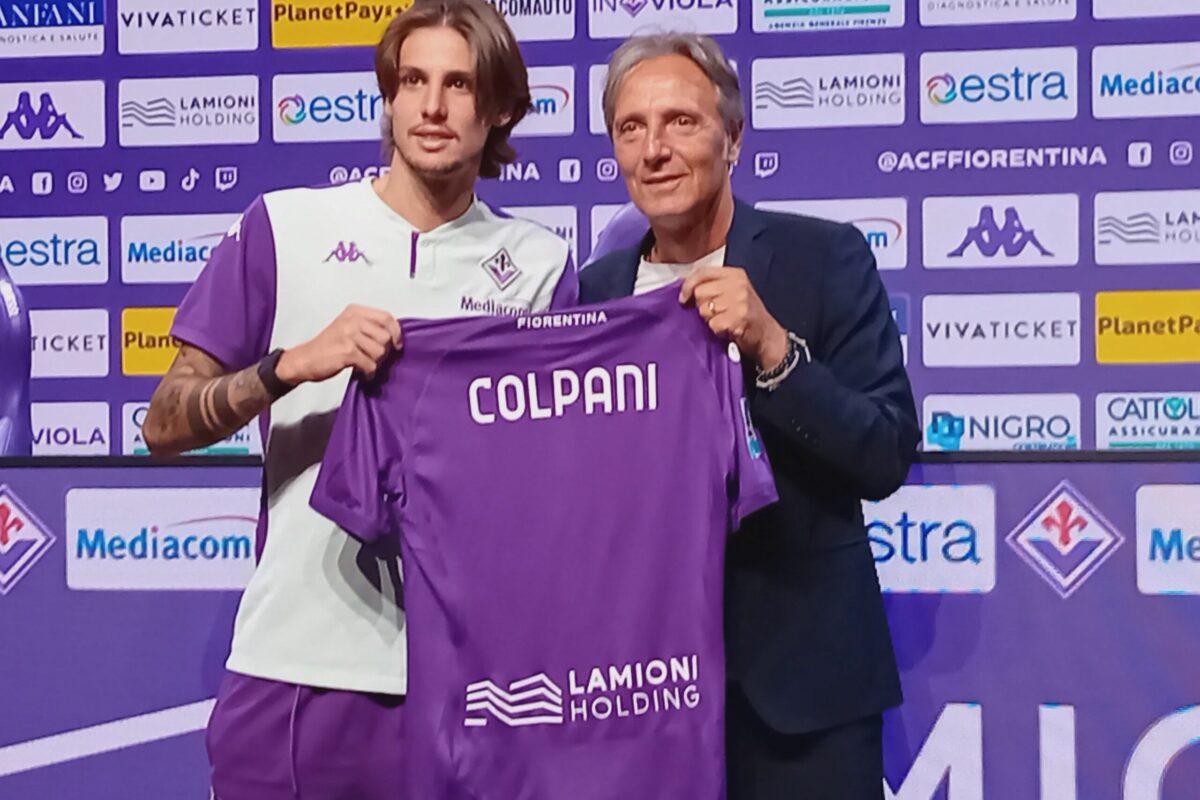 CALCIO- Fiorentina, la Conferenza stampa del neo acquisto Andrea Colpani