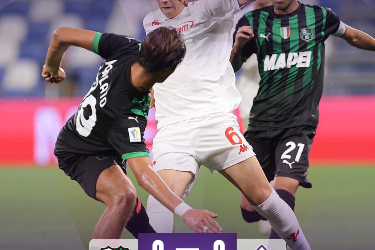 Calcio: dal “Mapei Stadium” di Reggio Emilia: La Finale della Supercoppa Primavera Sassuolo-Fiorentina Le pagelle “itineranti” Del Direttore FINALE DELUDENTE  2-0 Autogol di Elia/ Moriano