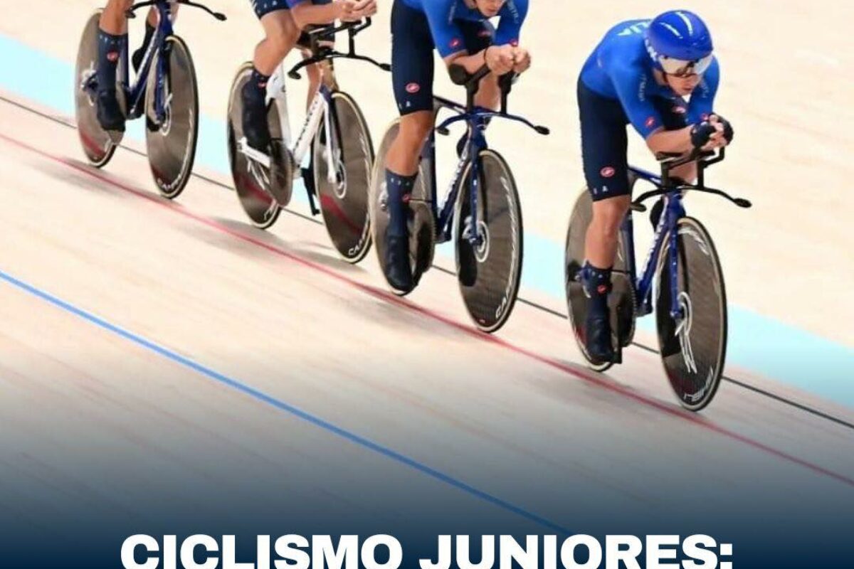 Ciclismo: Grande il quartetto dell’inseguimento juniores D’Oro a Luoyang