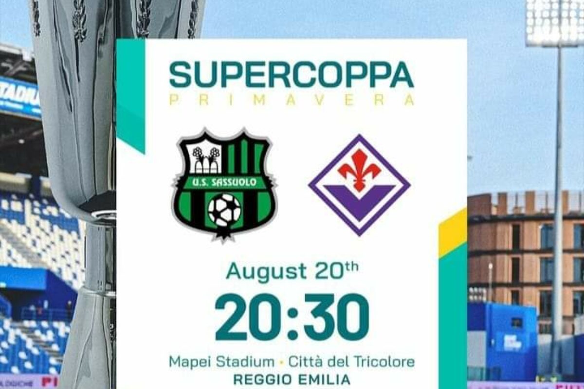 <span class="hot">Live <i class="fa fa-bolt"></i></span> CALCIO Finale Supercoppa Primavera Sassuolo-Fiorentina 2-0