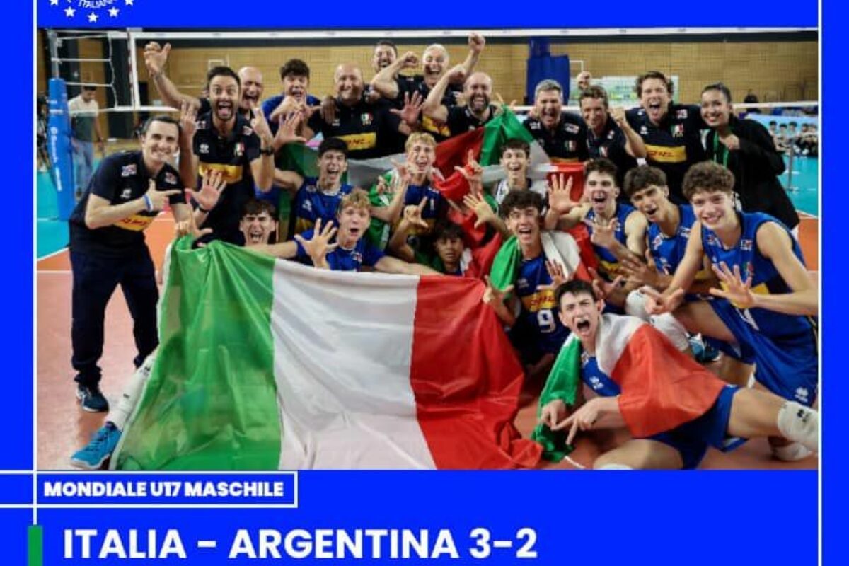 Volley: L’Under 17 azzurra Campione del Mondo: battuta l’Argentina 3-2