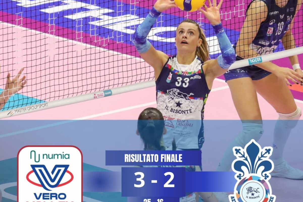 VOLLEY FEMMINILE SERIE A1- Il Bisonte Firenze sfiora l’impresa contro Milano