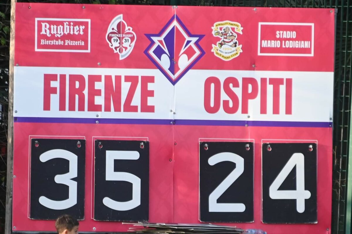 RUGBY- Seie A girone 4, IIIa Giornata, vittoria e 5 punti per l’Unione Rugby Firenze