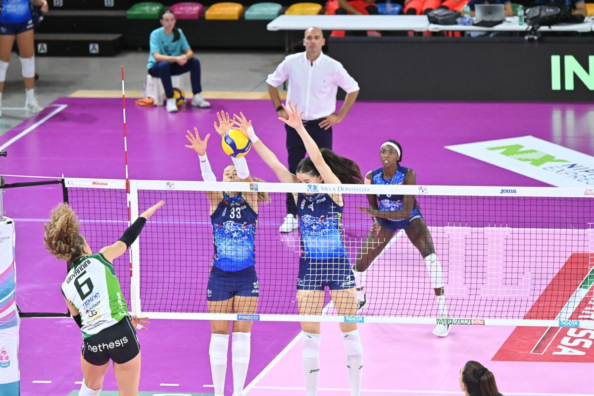 VOLLEY FEMMINILE SERIE- Il Bisonte Firenze riceve Wash4green Pinerolo