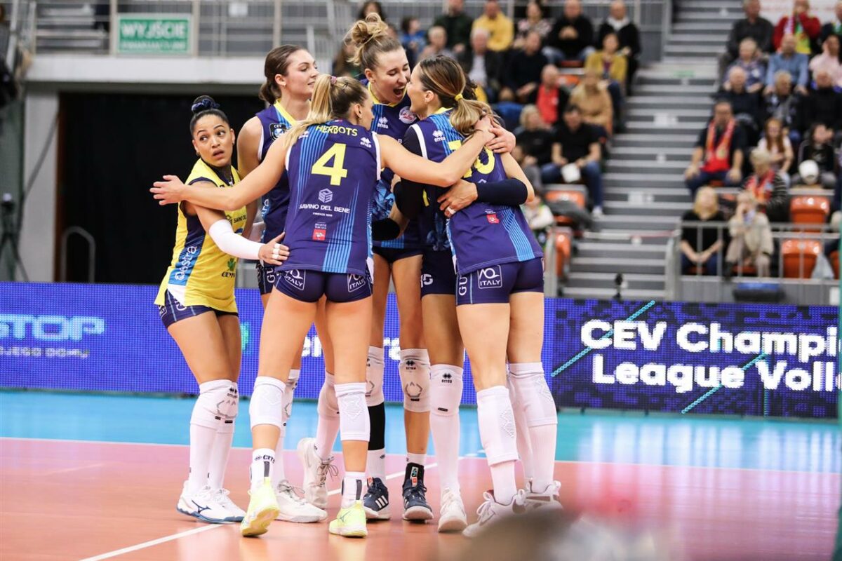 VOLLEY FEMMINILE CEV Champions League- La Savino vince in Polonia e consolida il primato in classifica