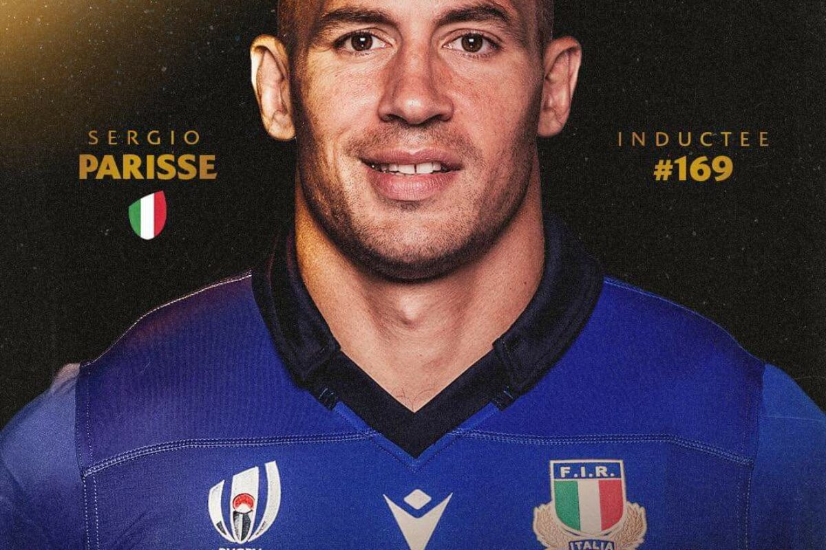 RUGBY- Sergio Parisse è il primo italiano nella Hall of Fame di World Rugby