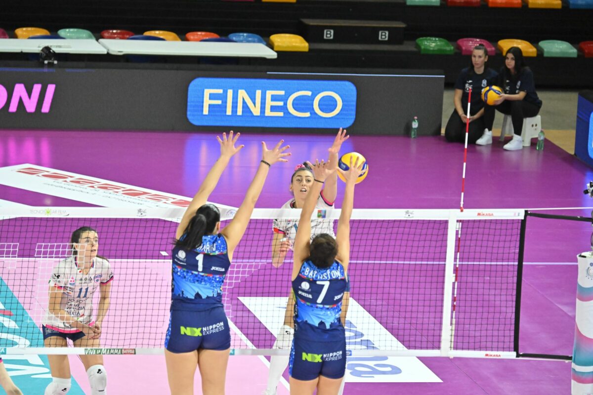 VOLLEY FEMMINILE SERIE A1- Il Bisonte Firenze cade anche a Roma