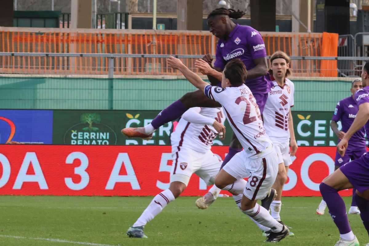 CALCIO Fiorentina- Report medico Moise Kean