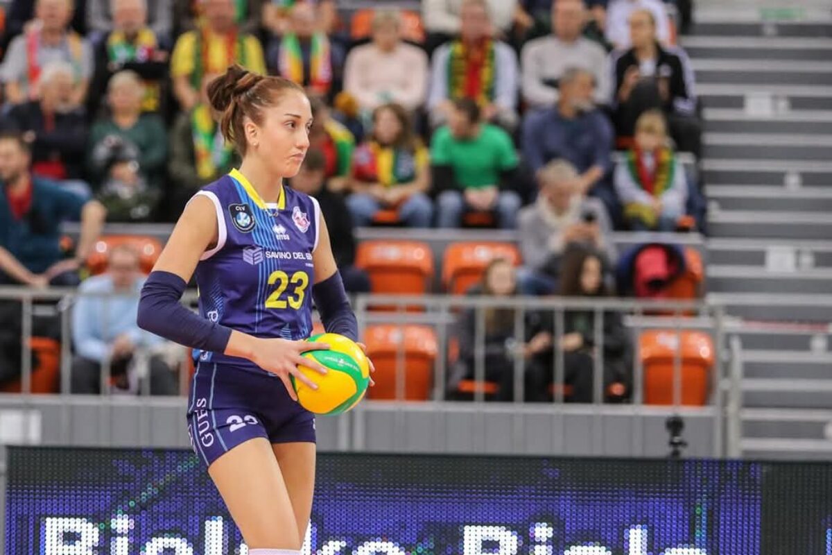 VOLLEY FEMMINILE SERIE A1, Giulia Gennari, palleggiatrice della Savino, operata a Roma