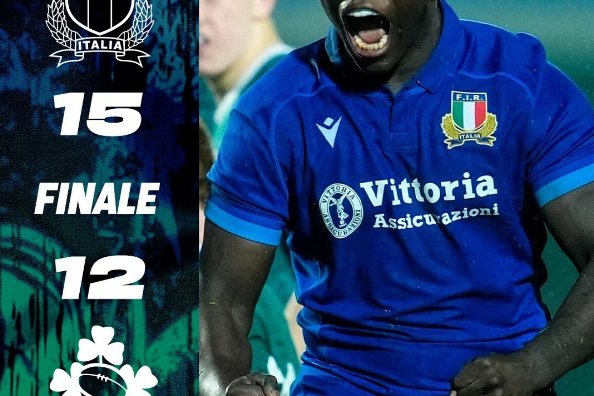 SIX NATIONS UNDER 20- L’Italia dai due volti supera l’Irlanda a Monigo